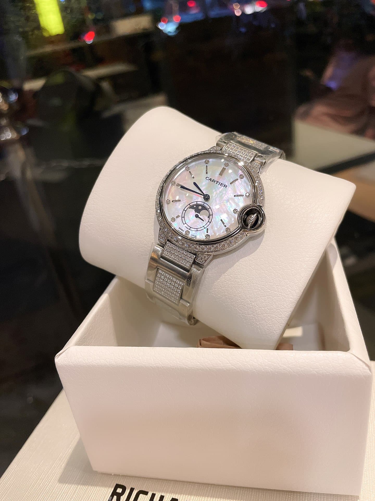 Cartier White Watch