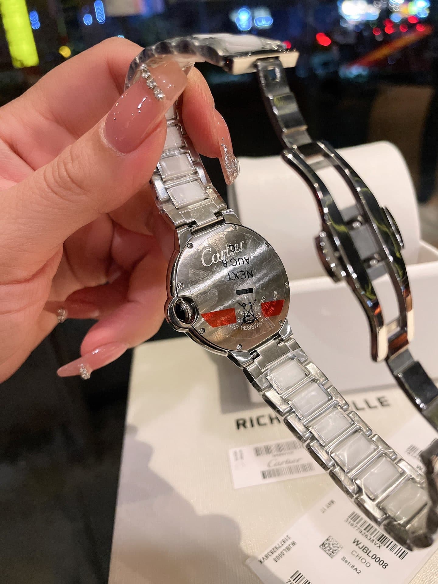 Cartier White Watch
