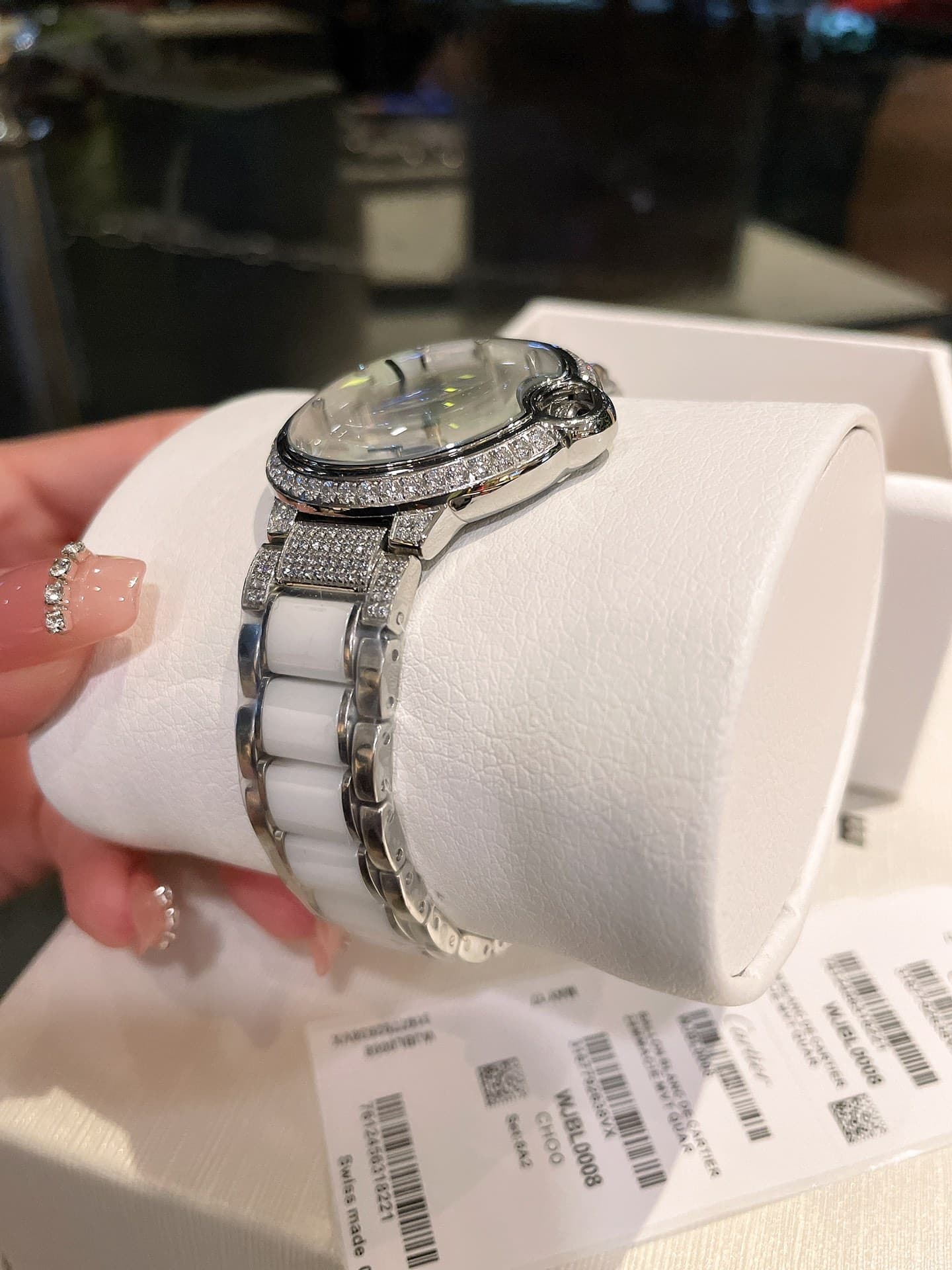 Cartier White Watch