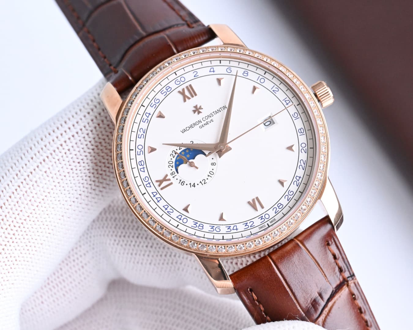 Vacheron Constantin White Watch 8217