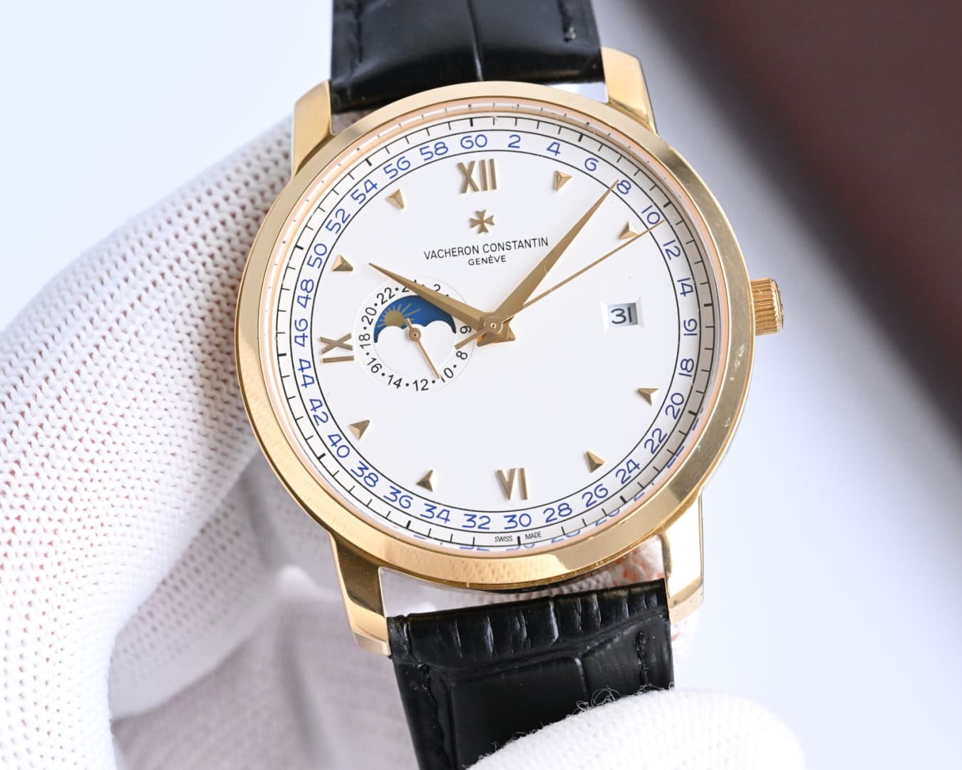 Vacheron Constantin White Watch 8217