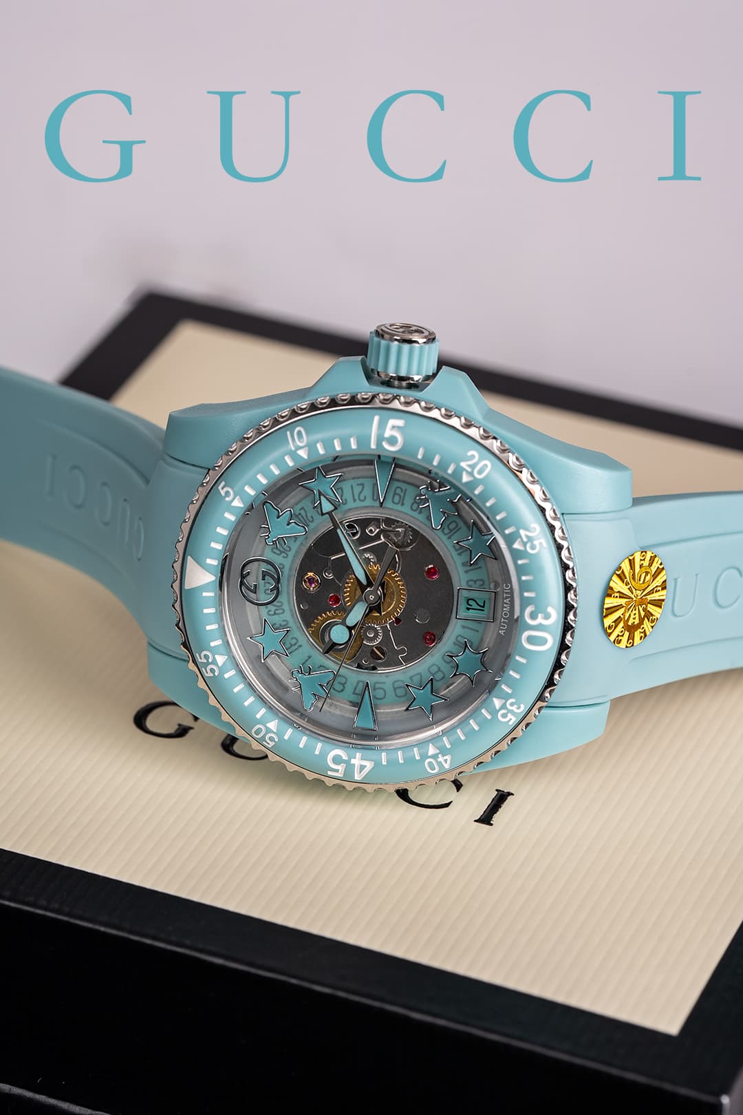 Gucci Blue Watch