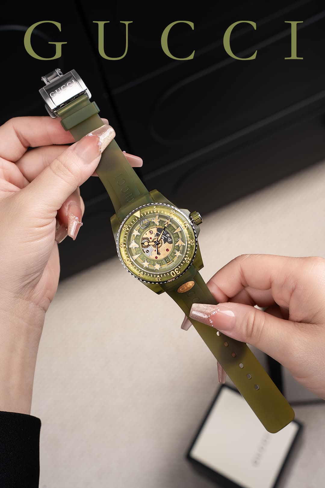 Gucci Blue Watch