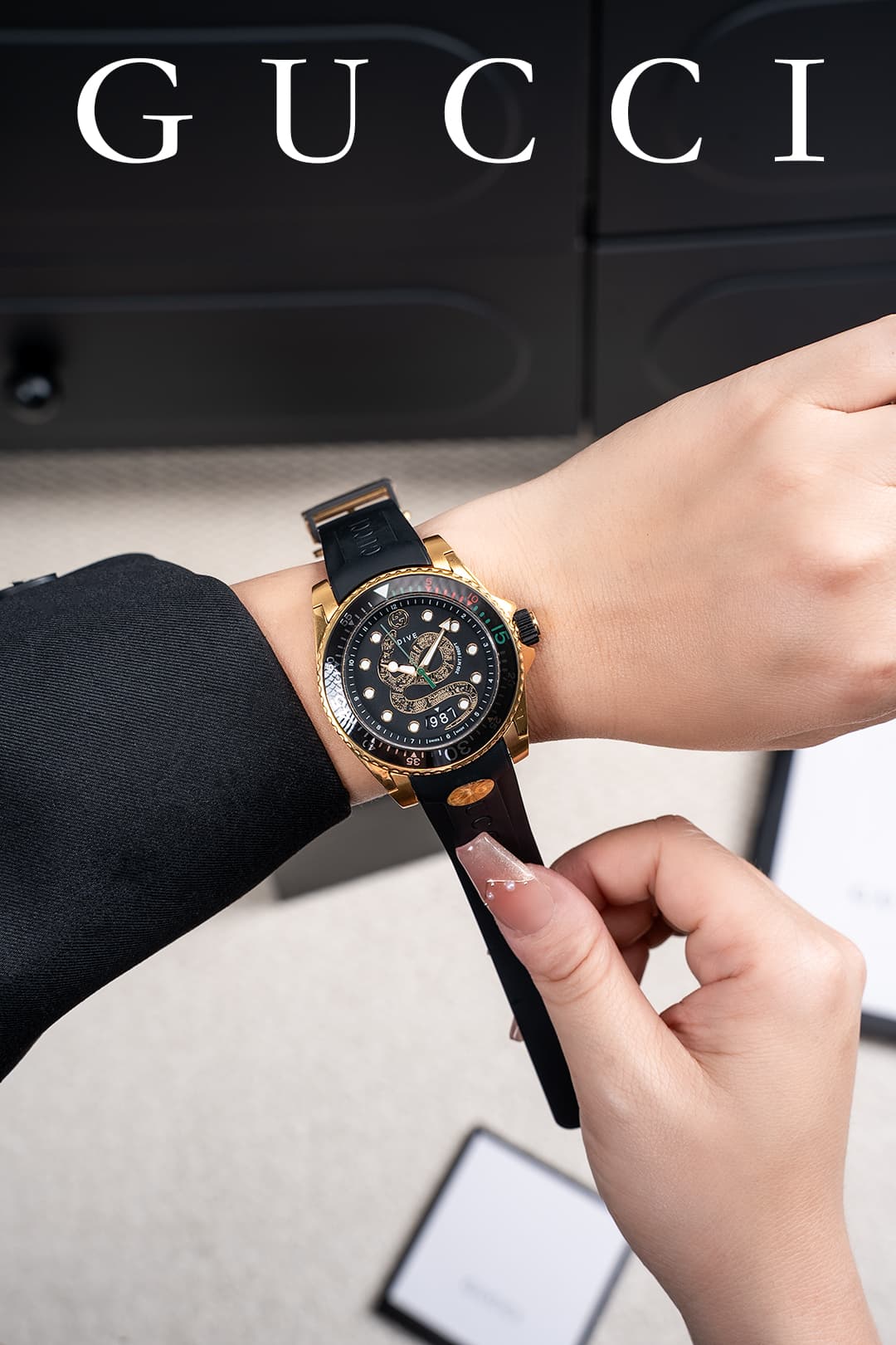 Gucci Cream Watch