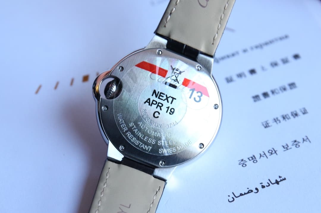 Cartier White Watch