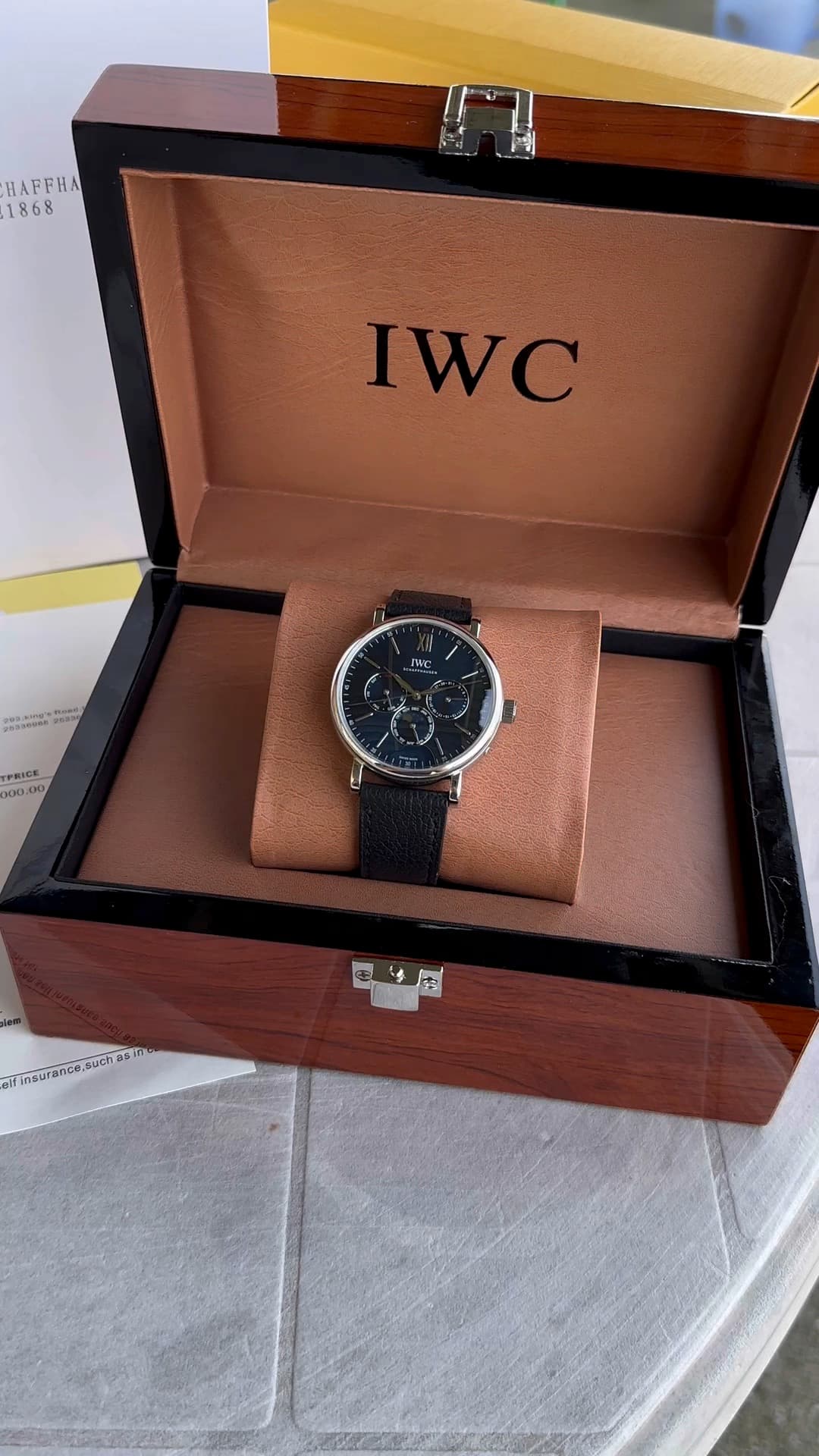 IWC White Watch