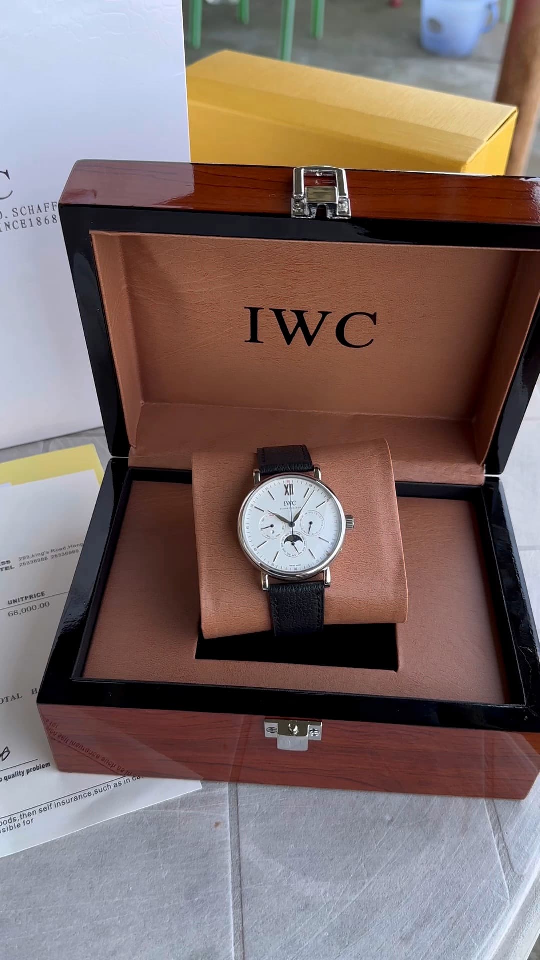 IWC White Watch