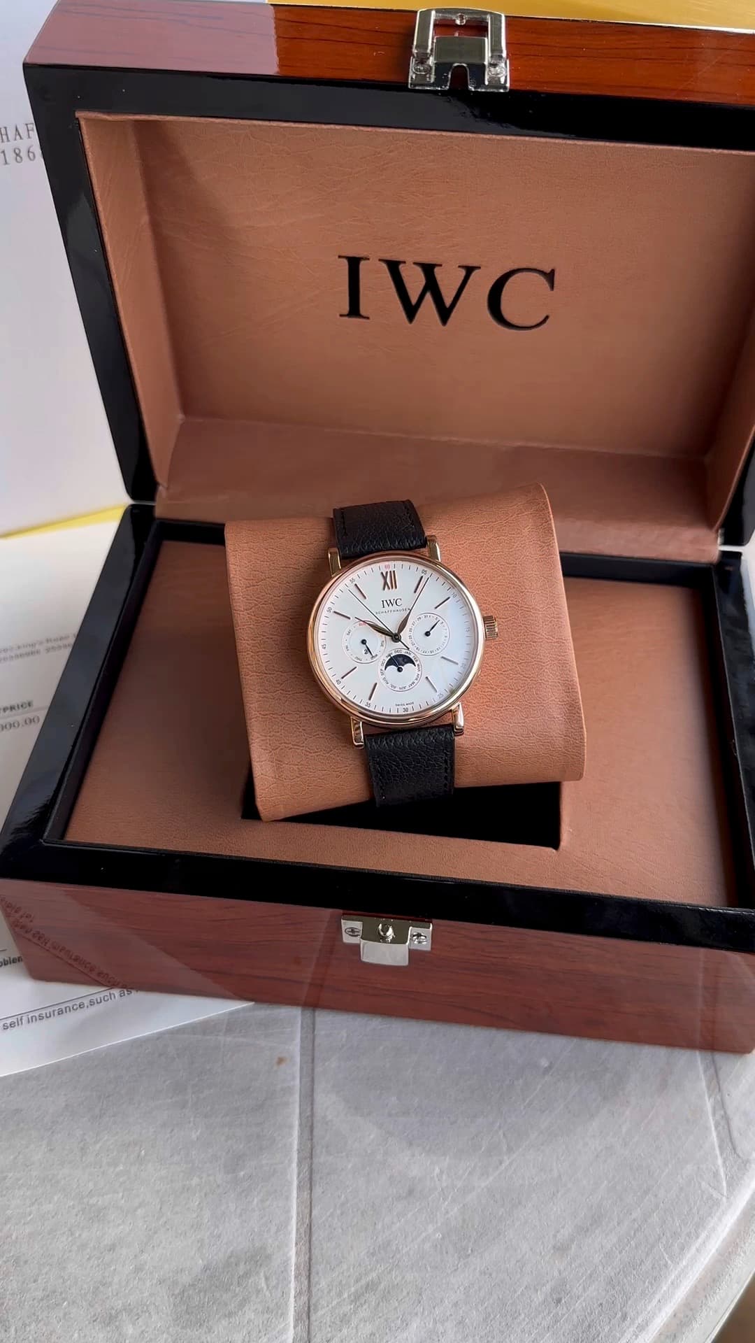 IWC White Watch