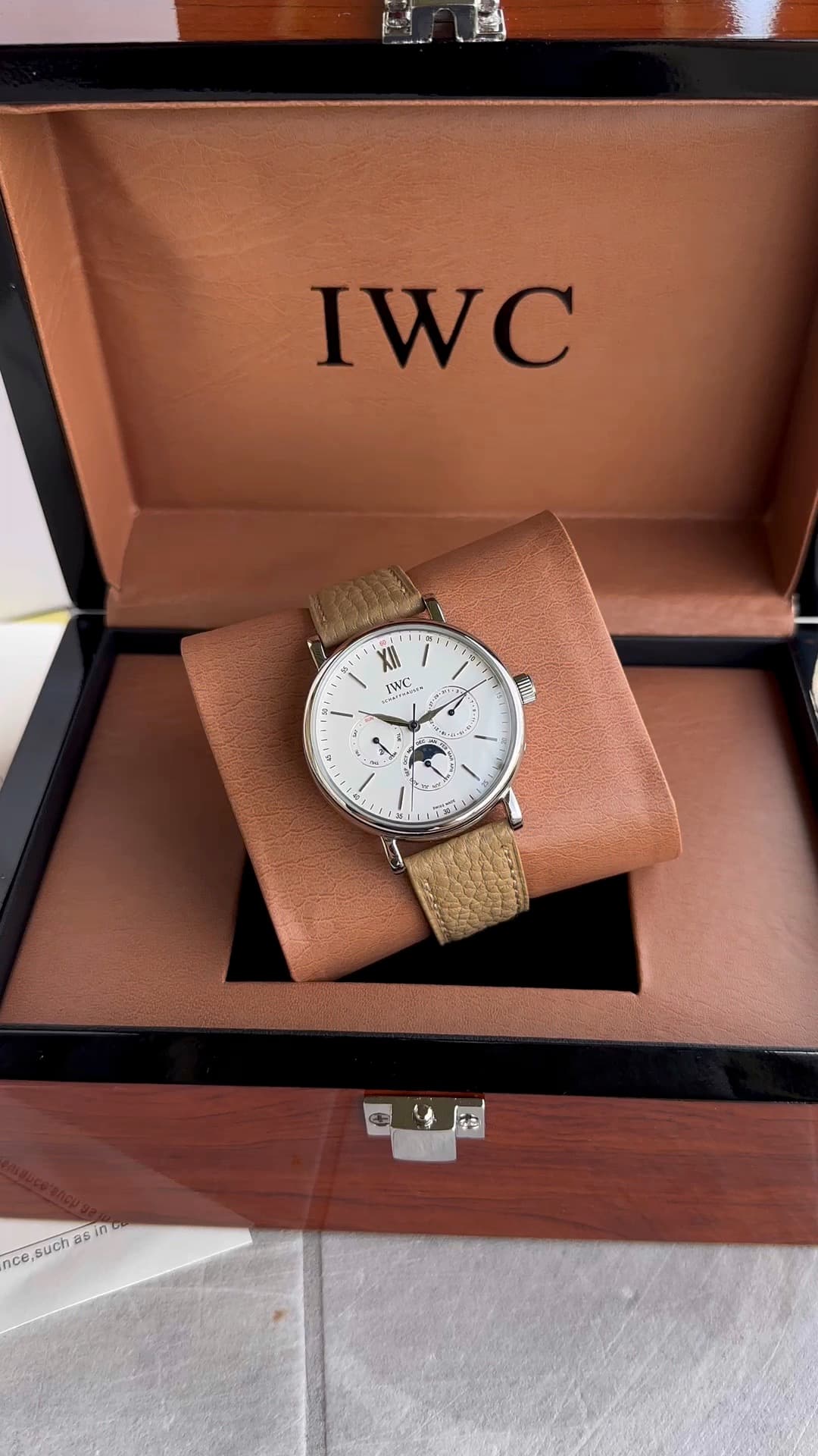 IWC White Watch