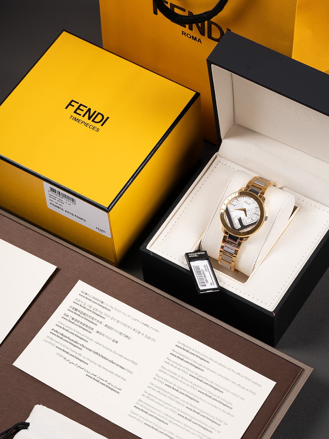 Fendi Gold Watch