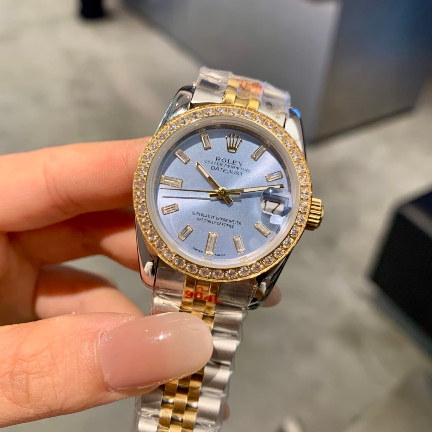 Rolex White Watch