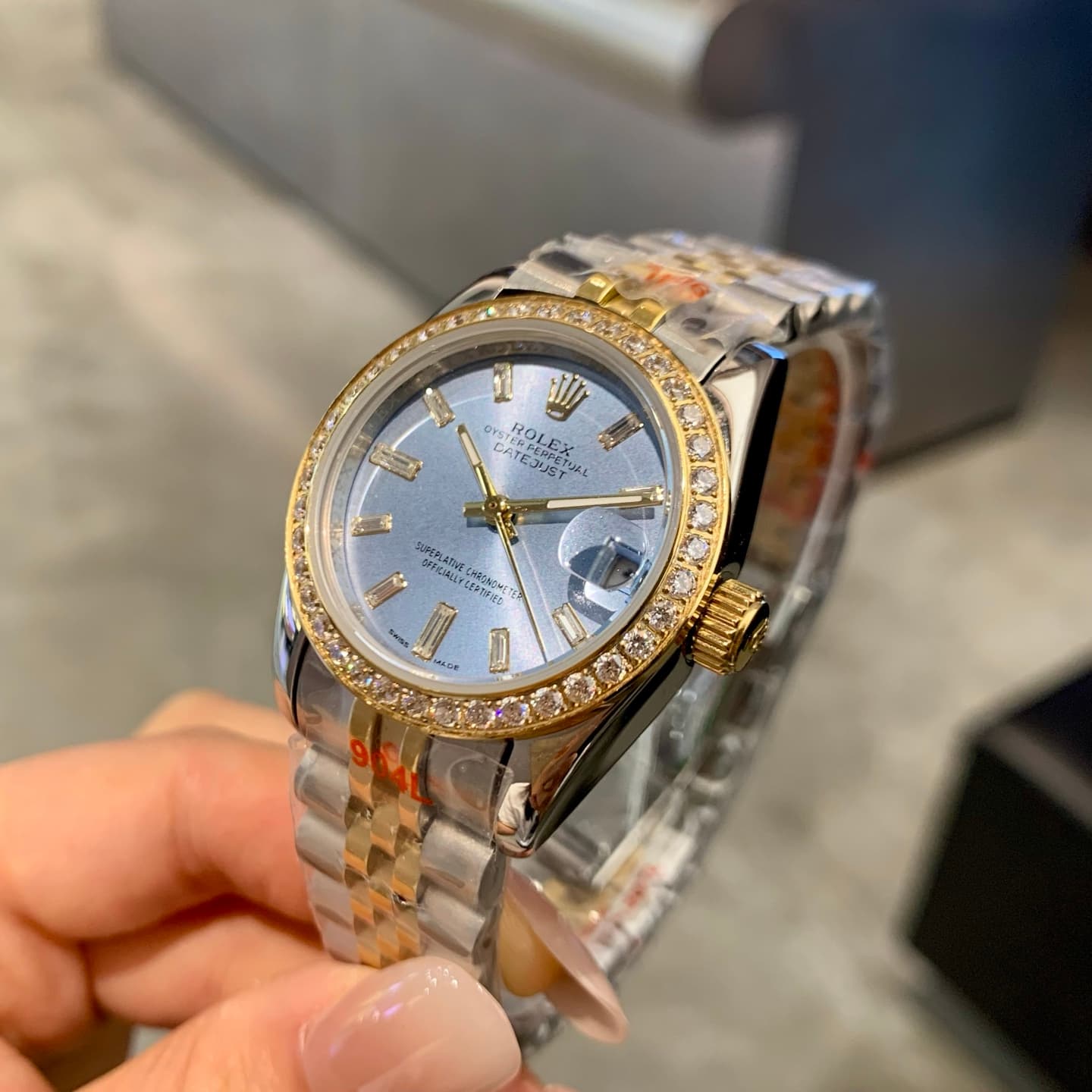 Rolex White Watch