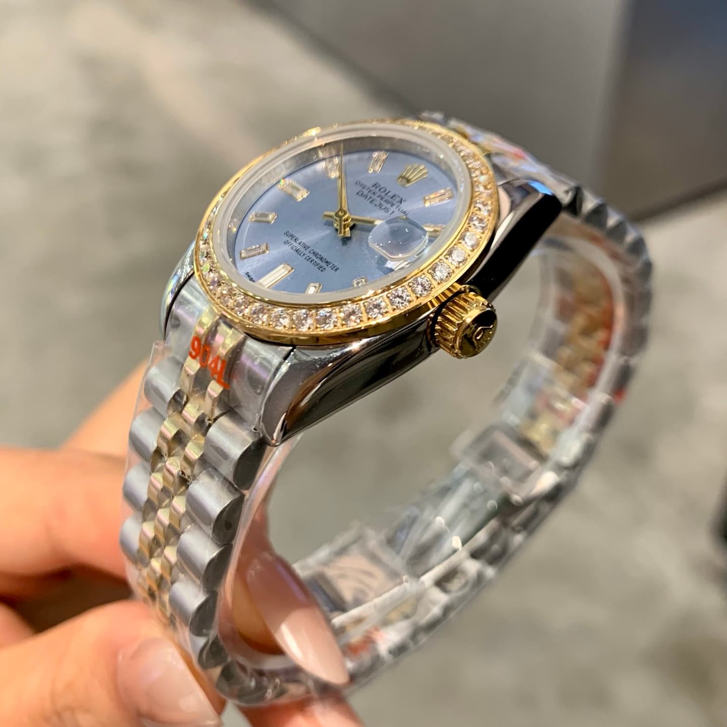 Rolex White Watch