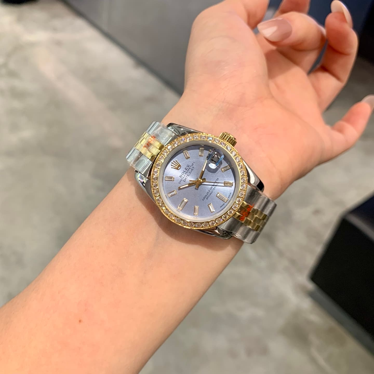 Rolex White Watch