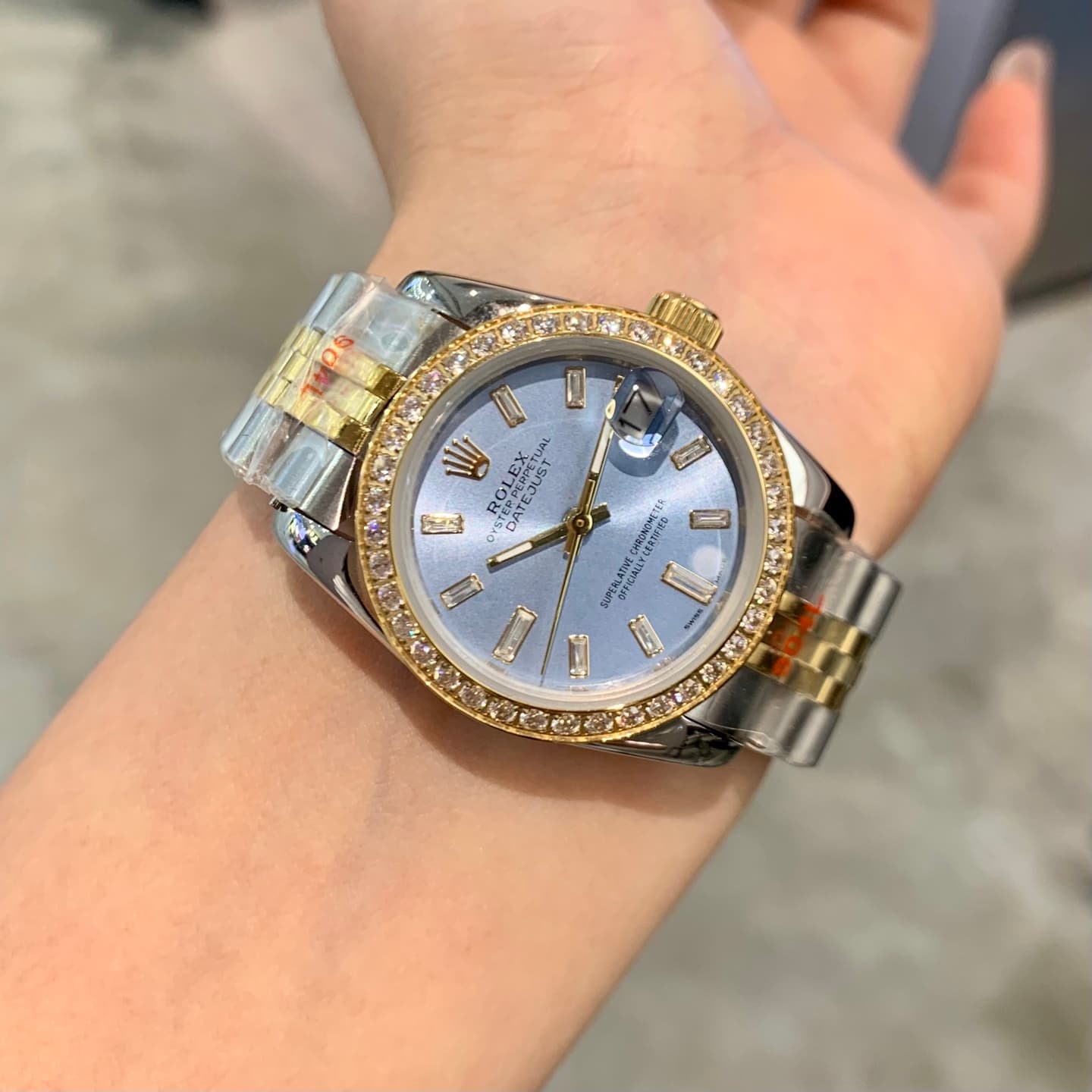 Rolex White Watch