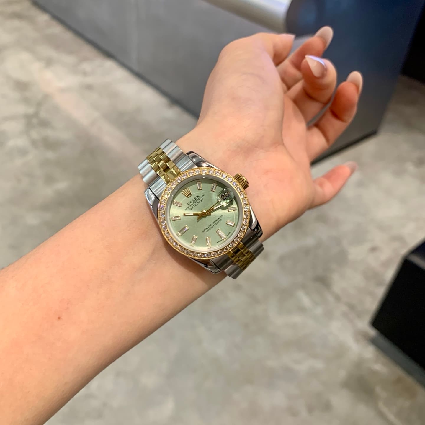 Rolex White Watch