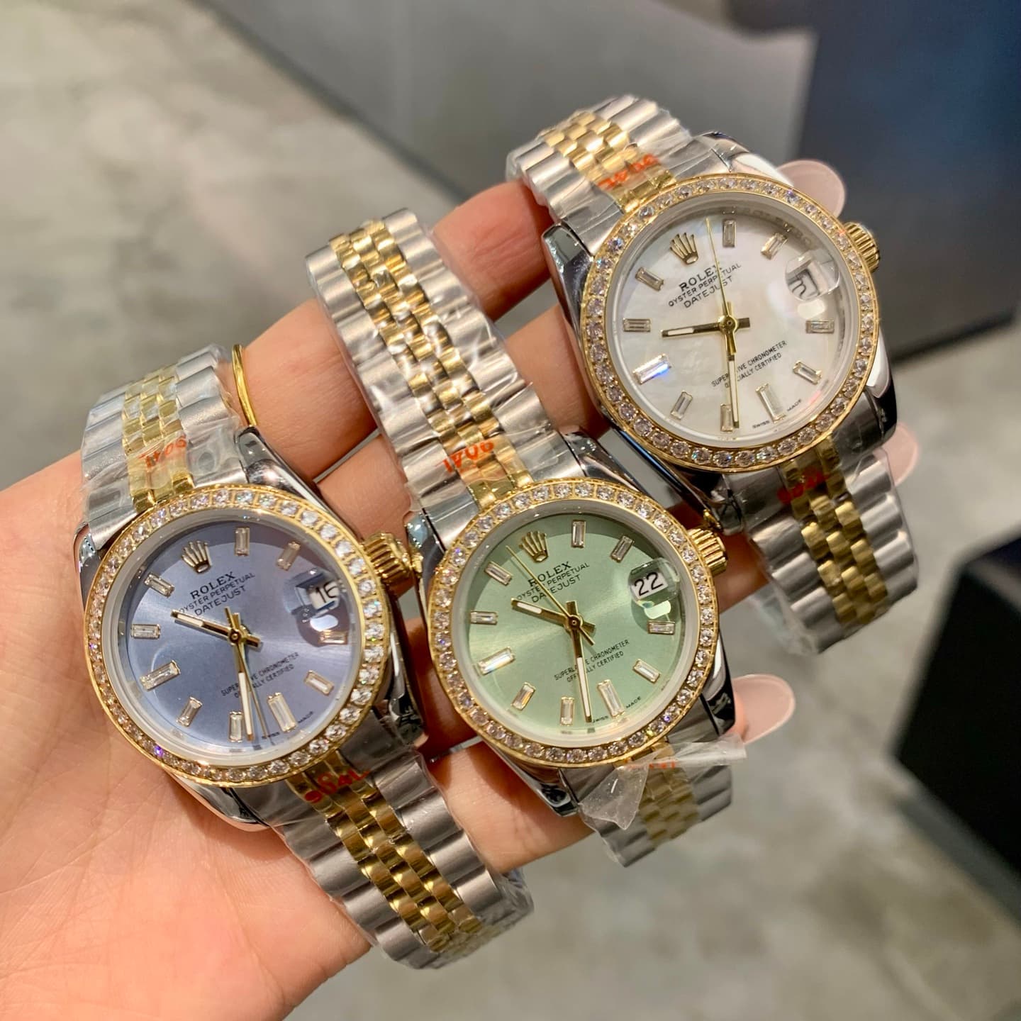 Rolex White Watch