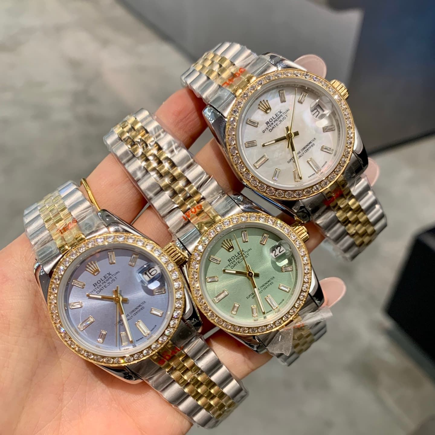 Rolex White Watch