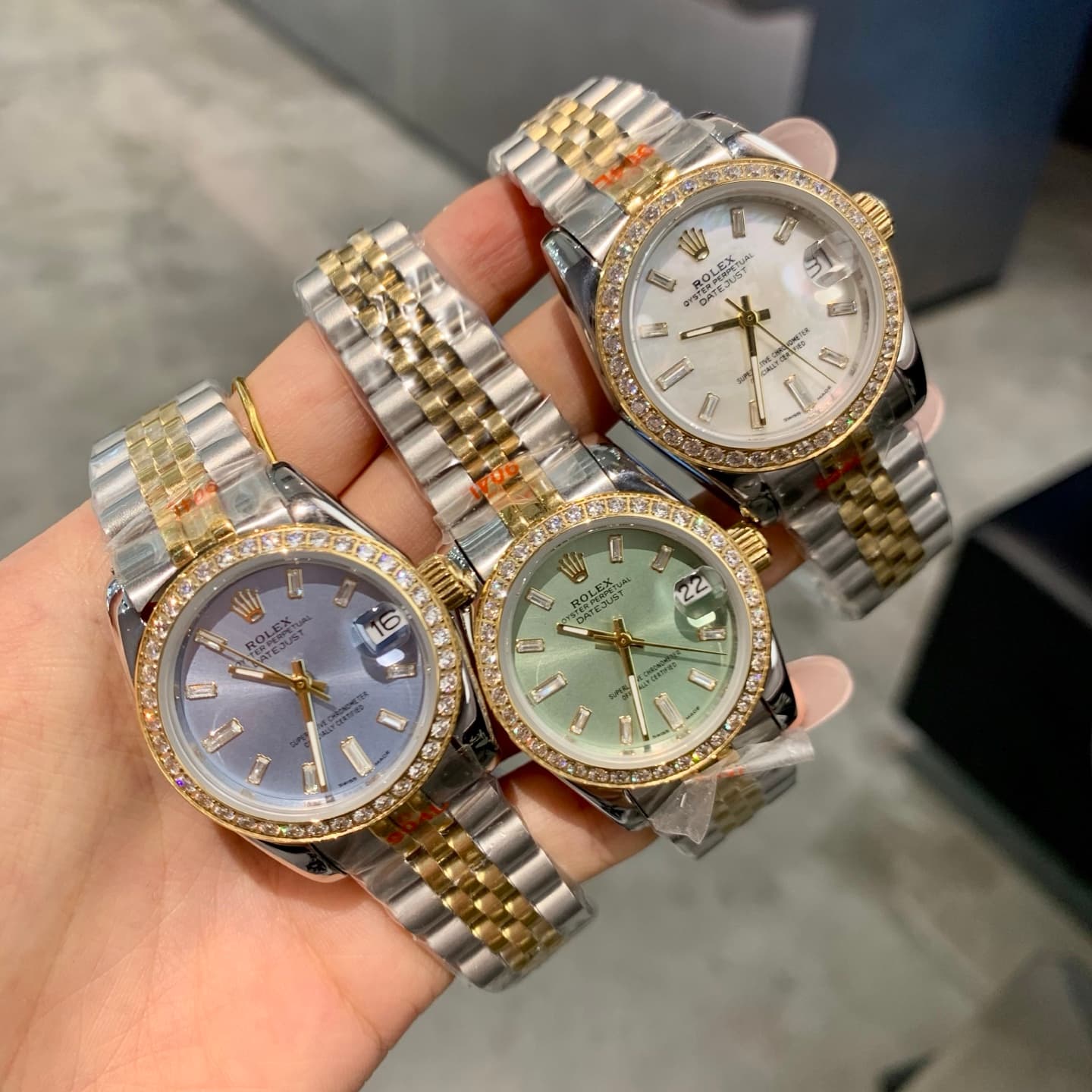 Rolex White Watch