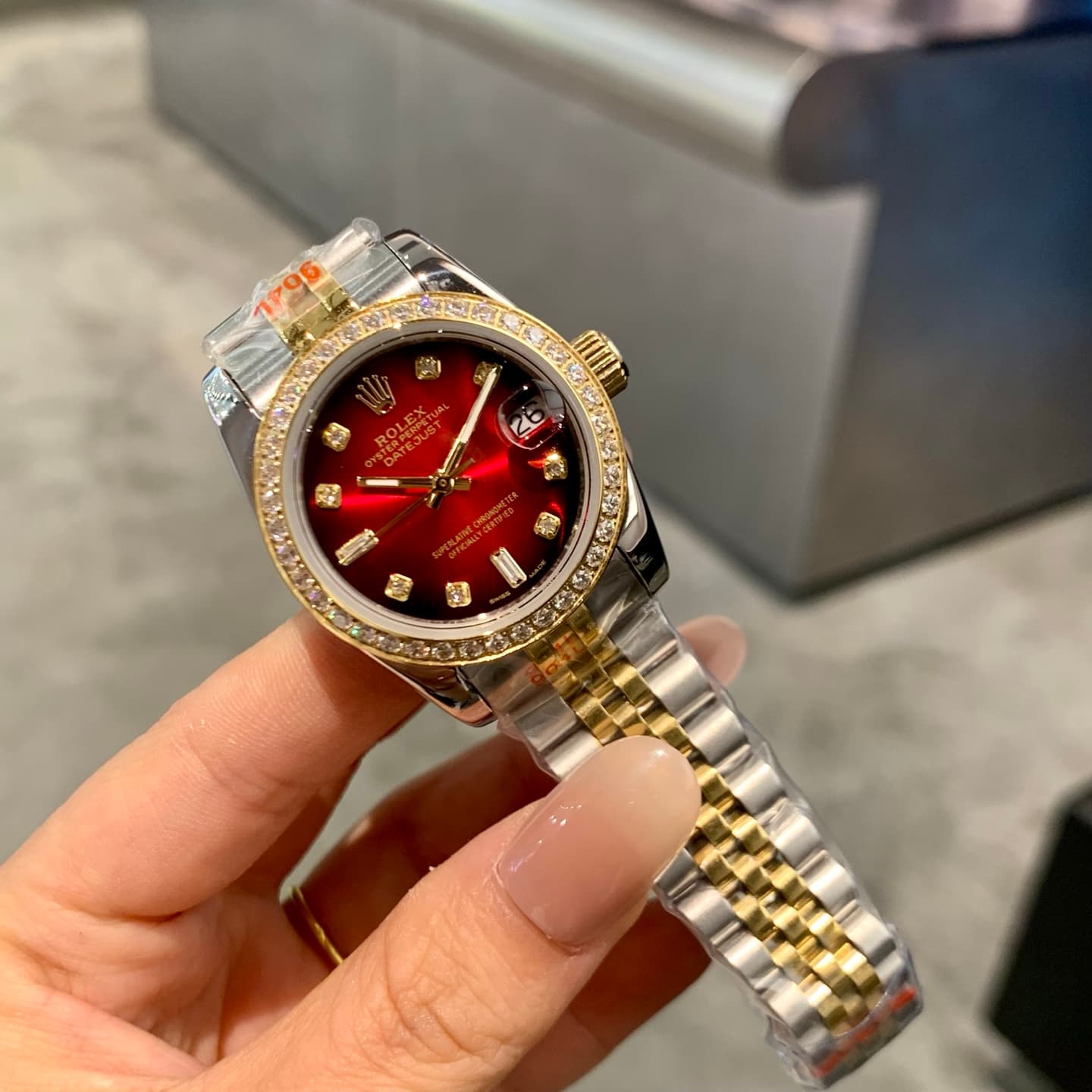 Rolex White Watch