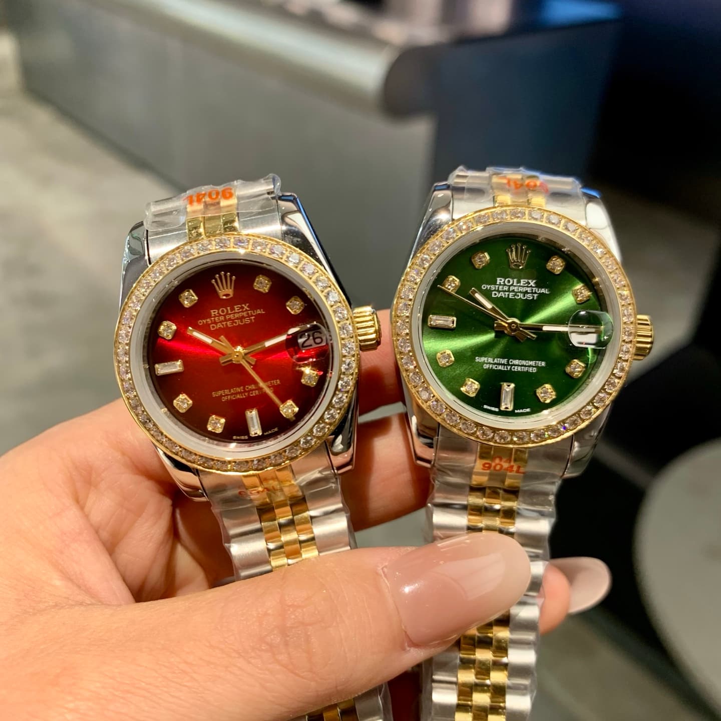Rolex White Watch