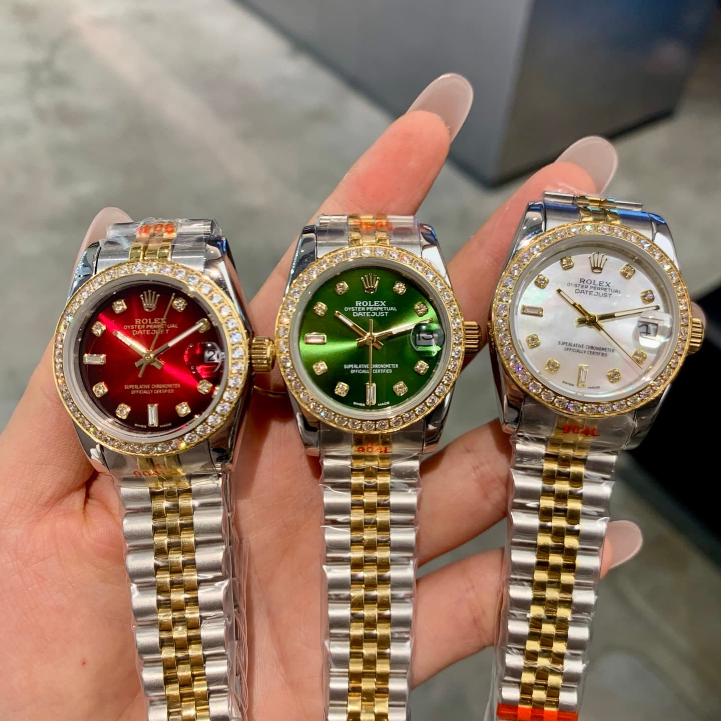 Rolex White Watch