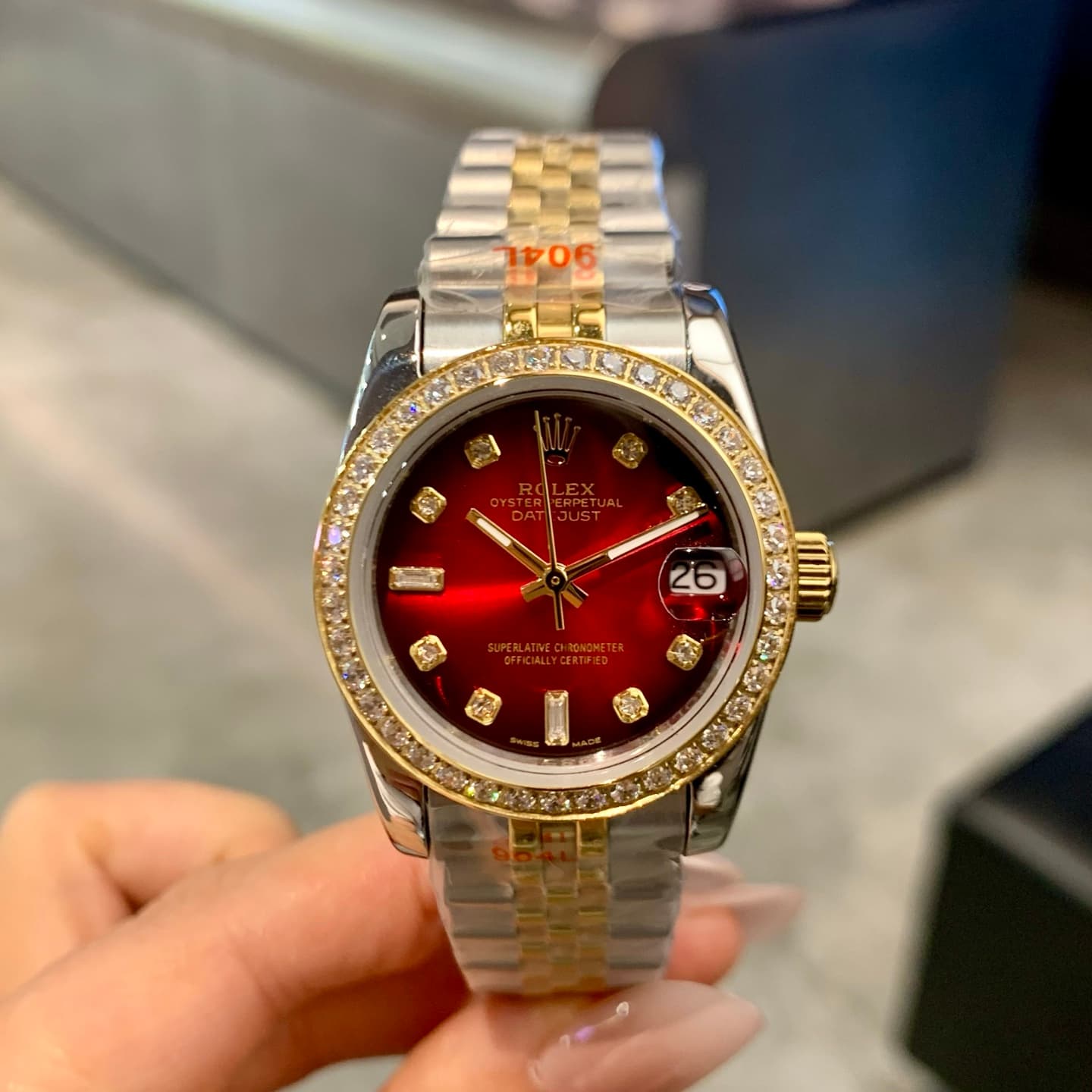 Rolex White Watch