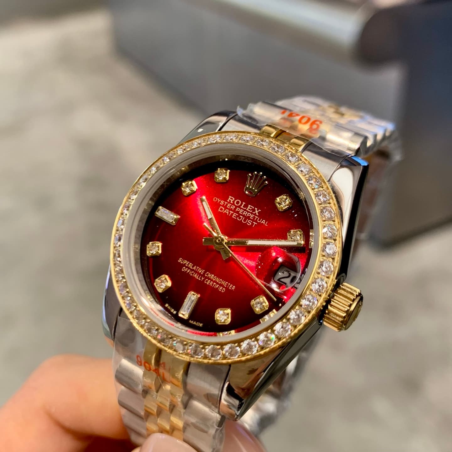 Rolex White Watch