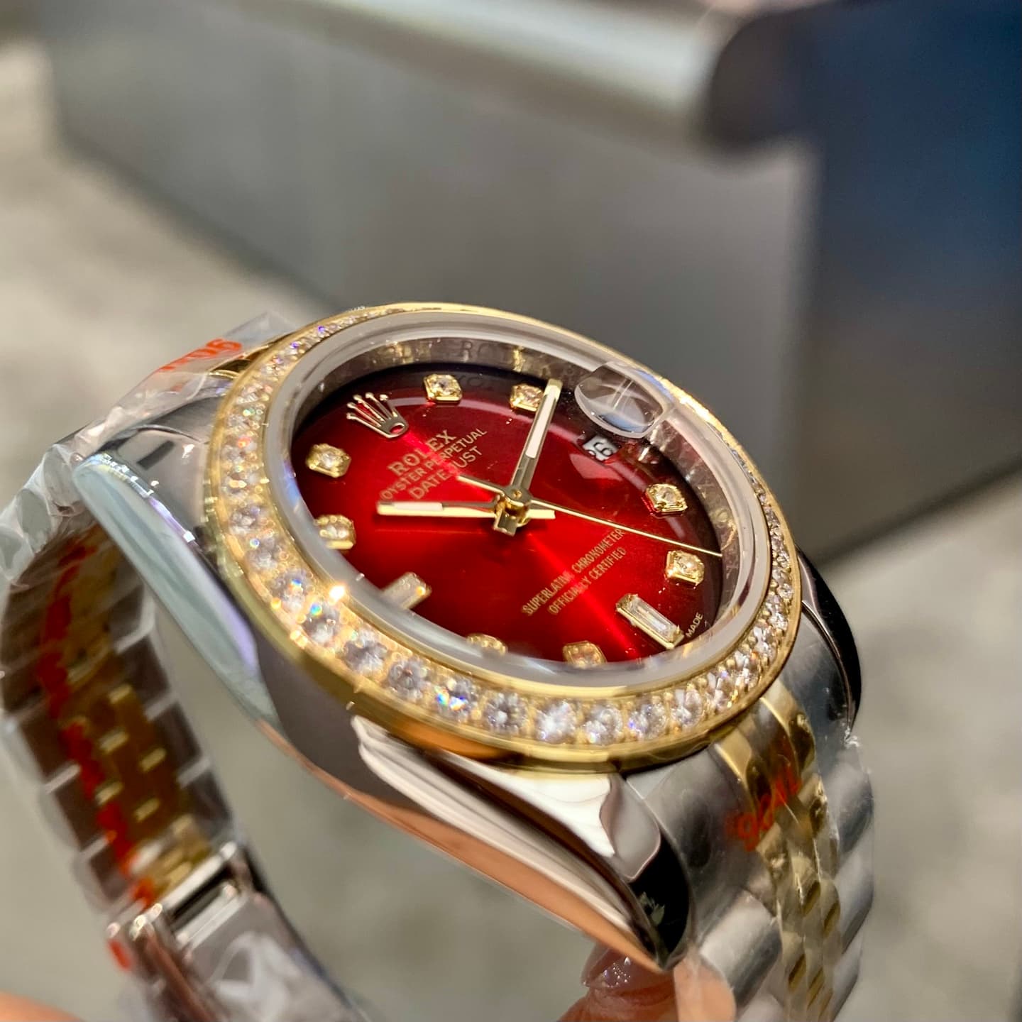 Rolex White Watch