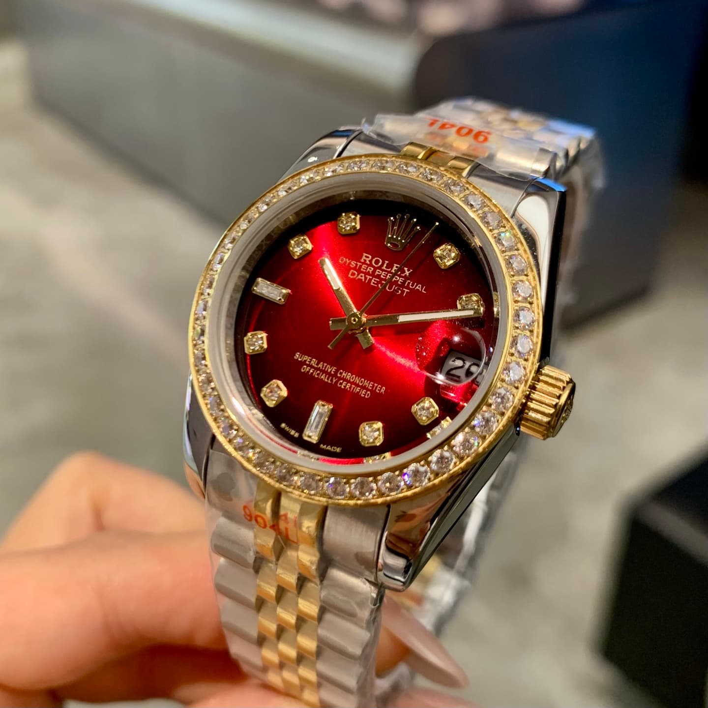 Rolex White Watch