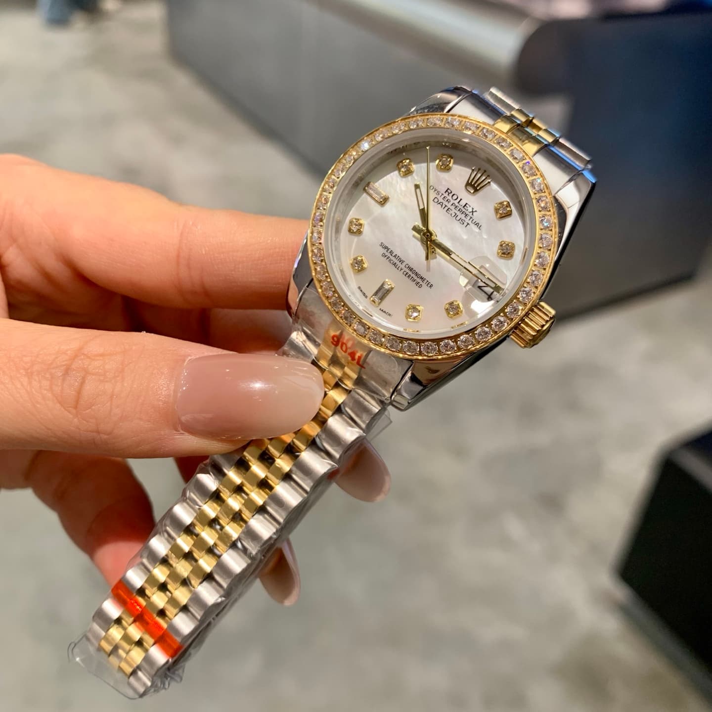 Rolex White Watch