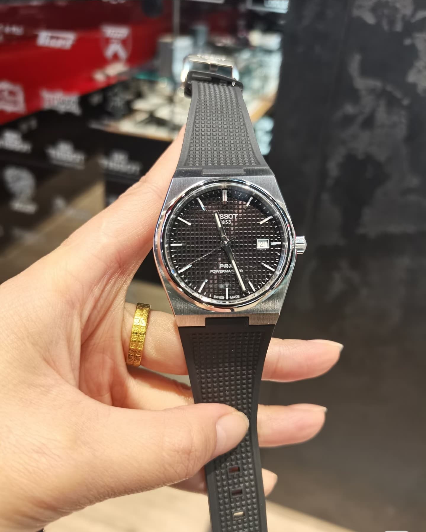 Tissot Yellow Watch