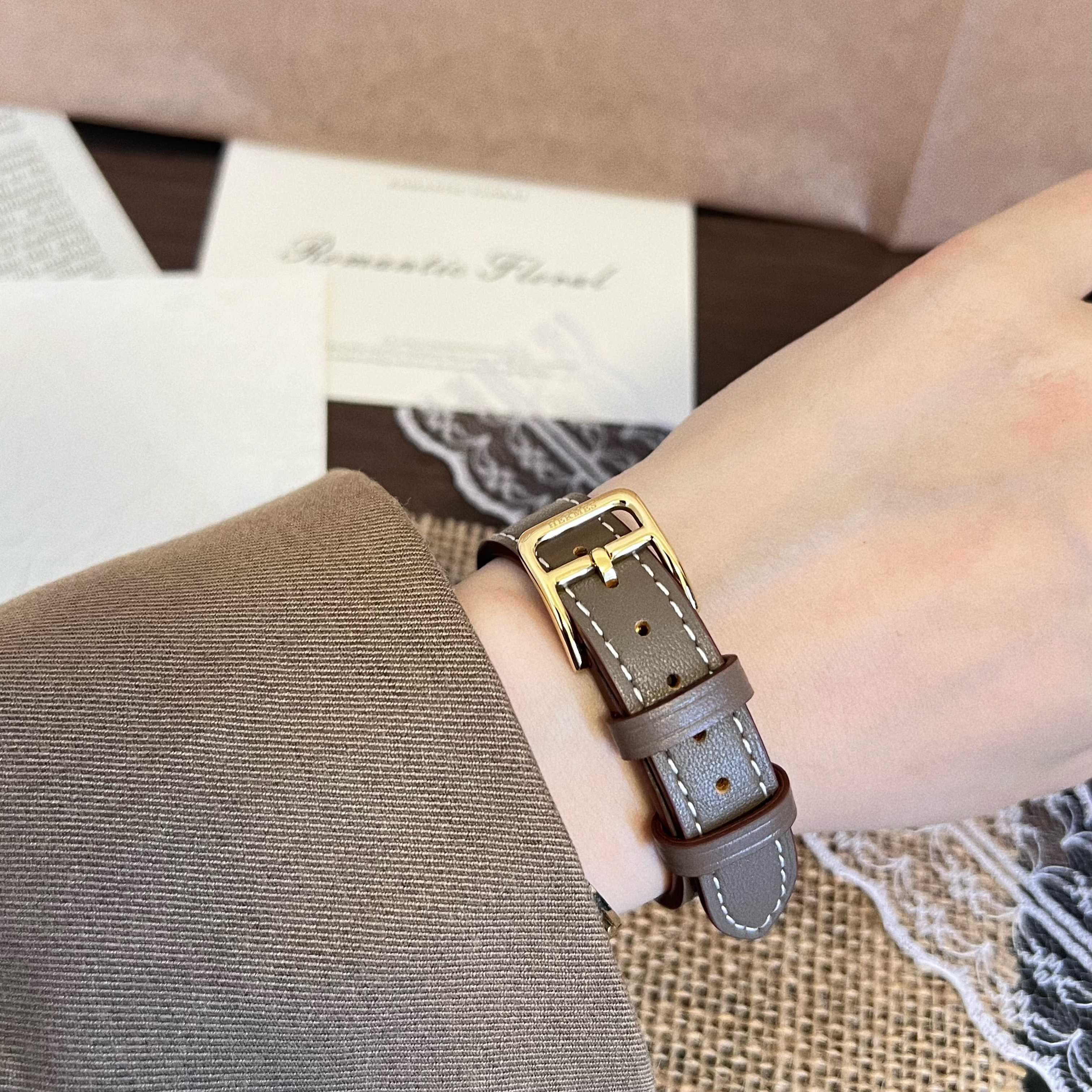 Hermes White Watch