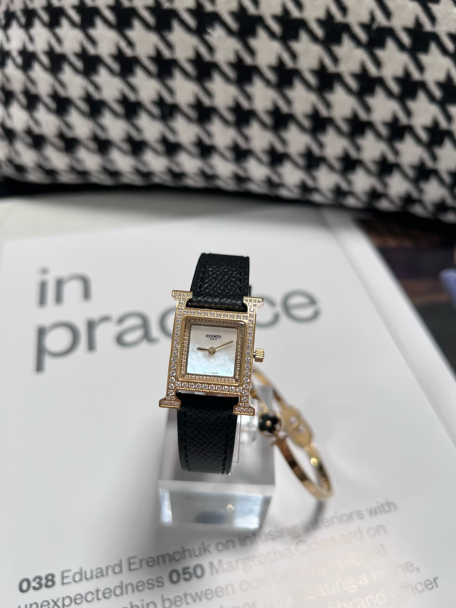 Hermes White Watch
