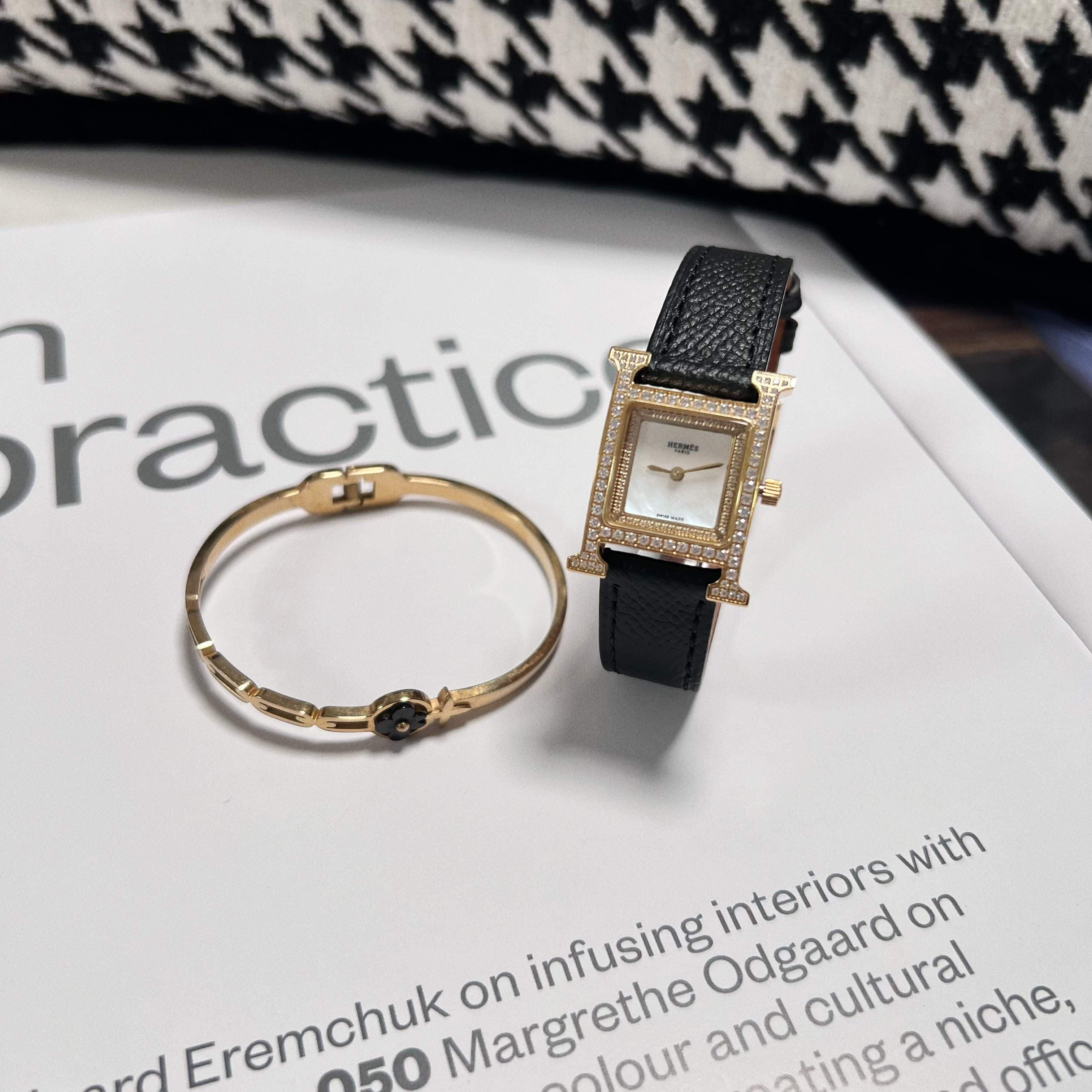 Hermes White Watch