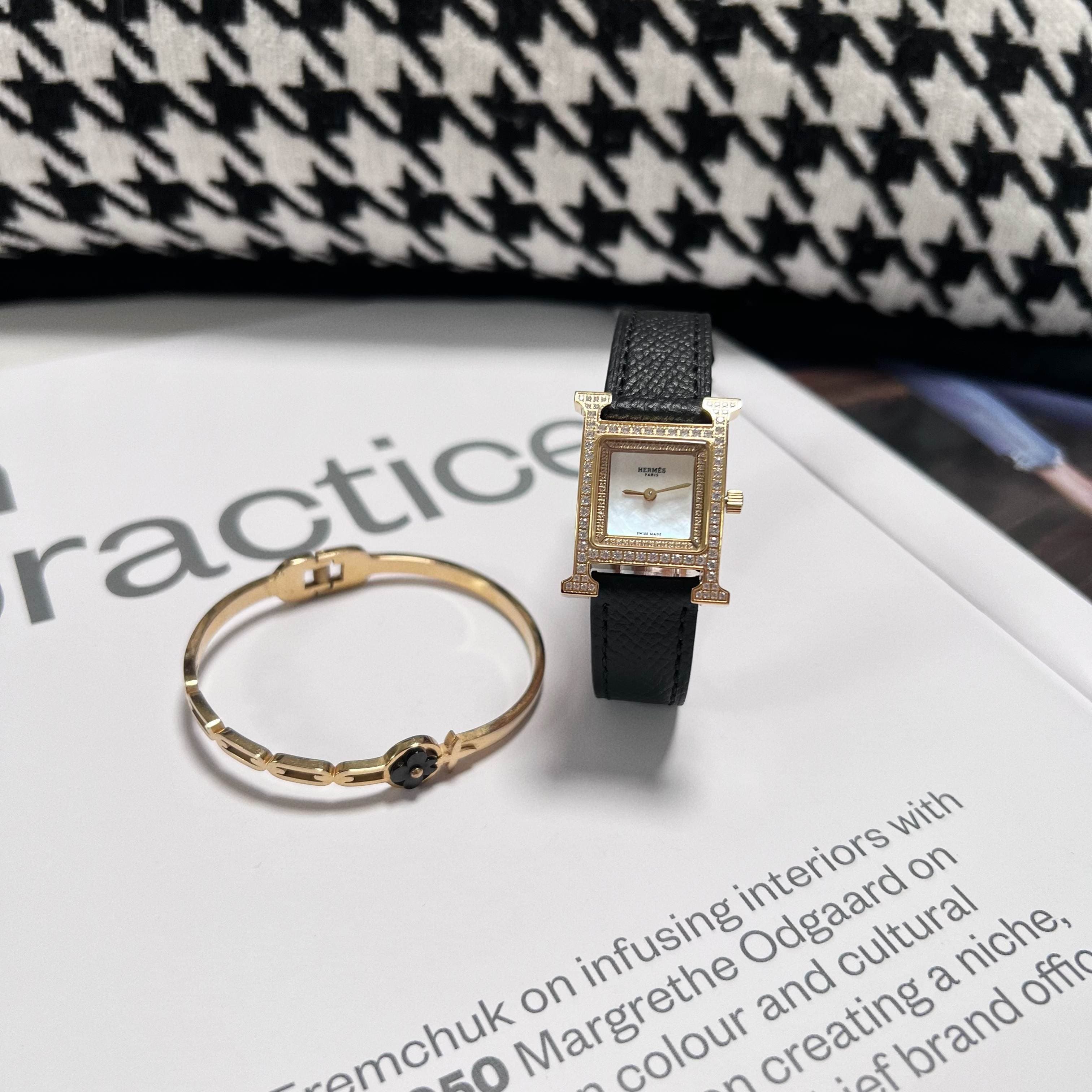 Hermes White Watch