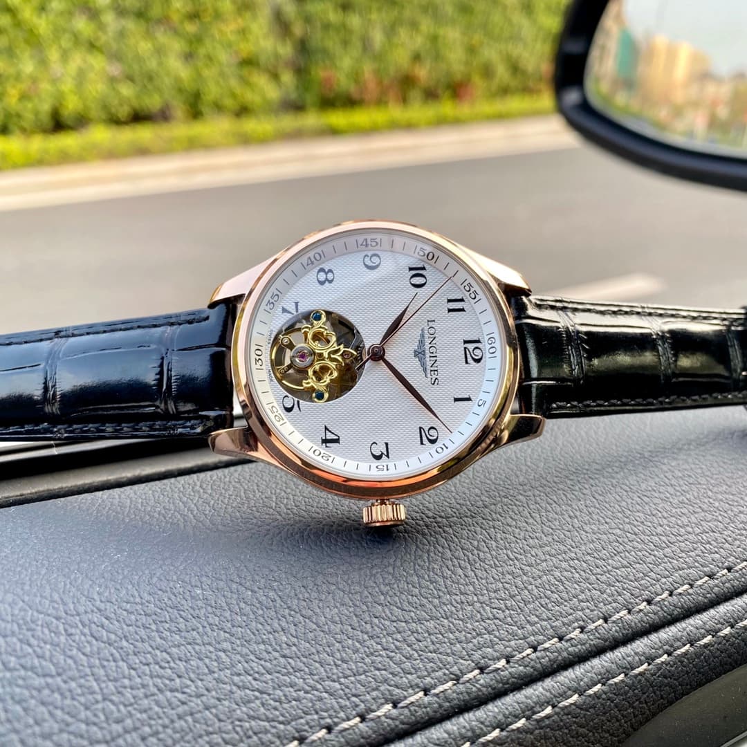 Longines White Watch
