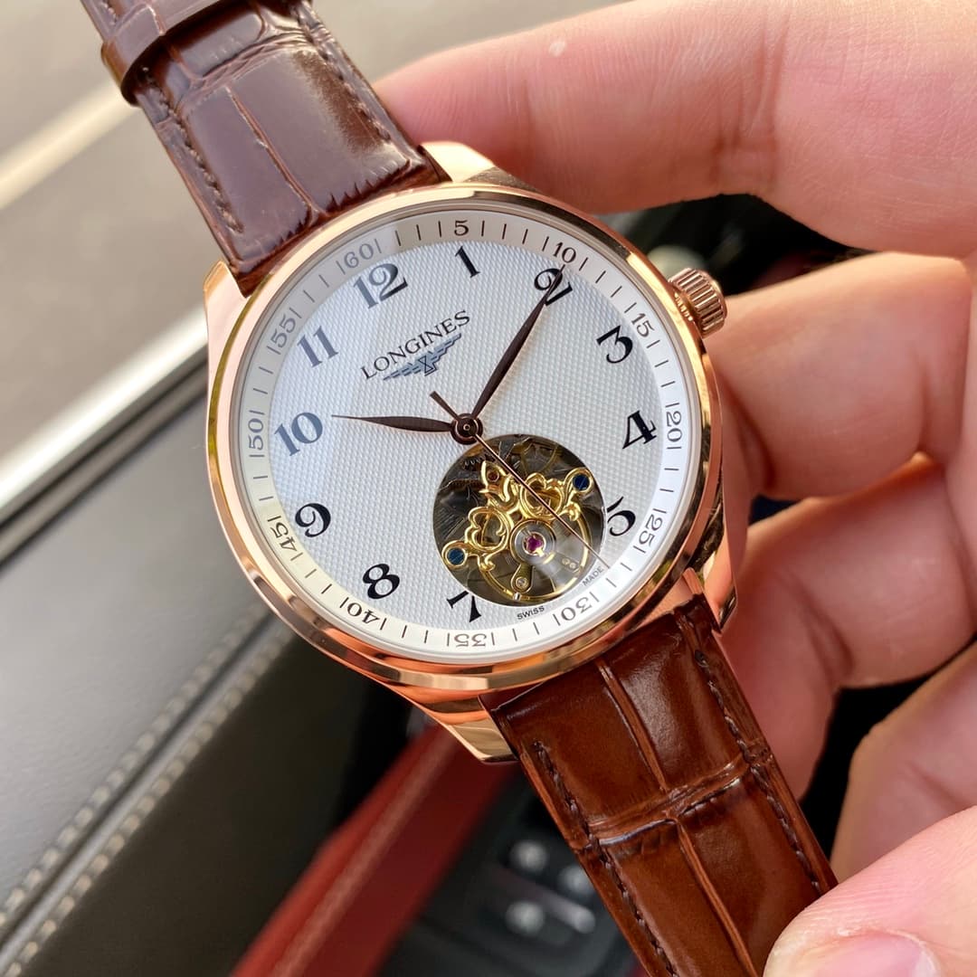 Longines White Watch