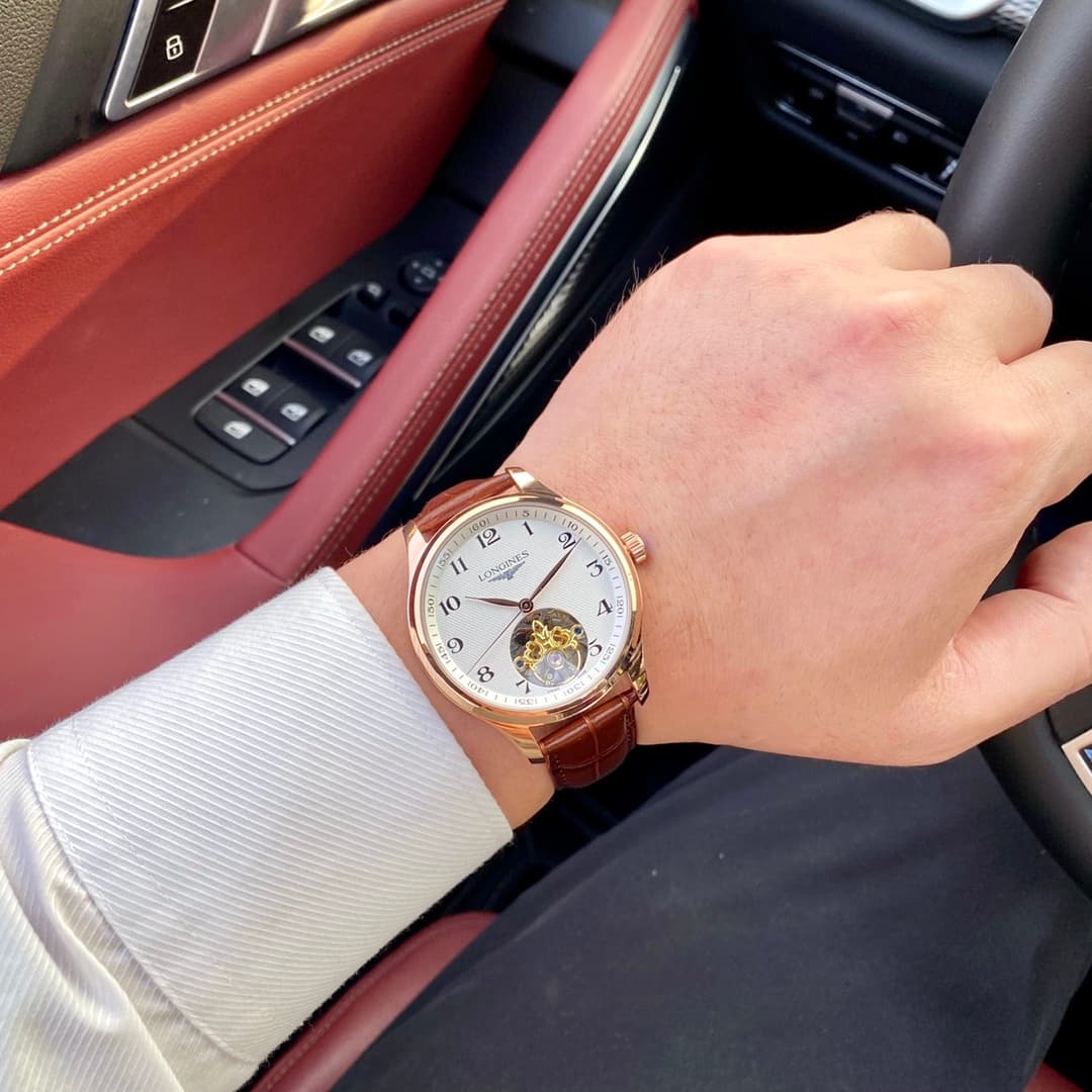 Longines White Watch