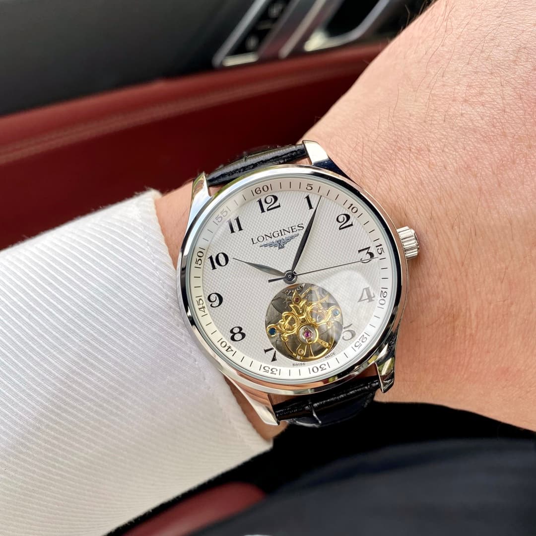 Longines White Watch