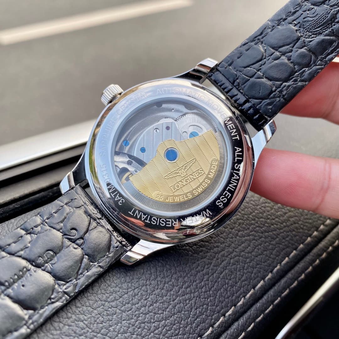 Longines White Watch