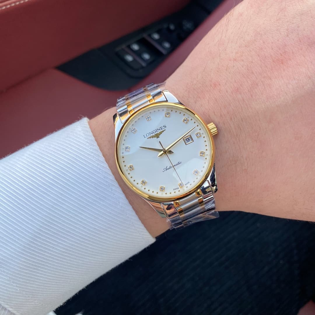 Longines White Watch
