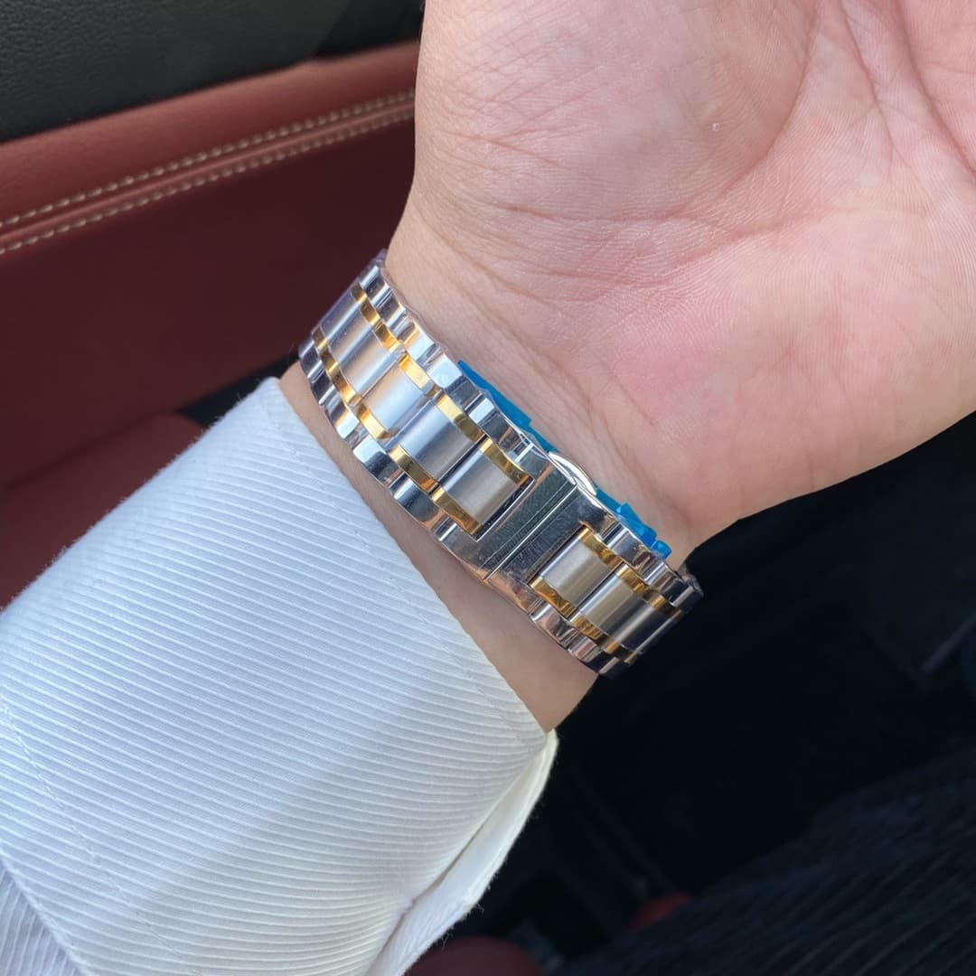 Longines White Watch