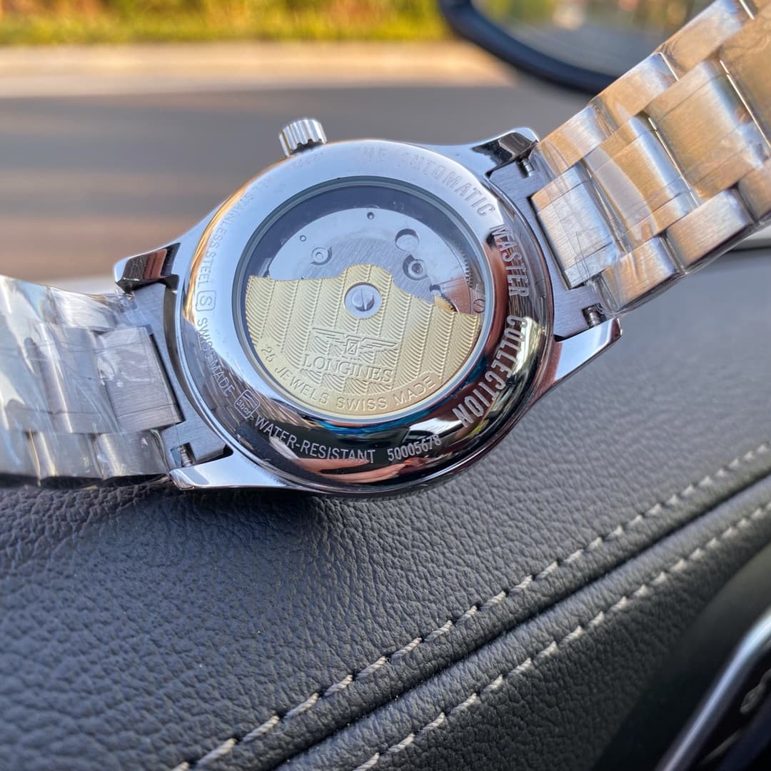 Longines White Watch