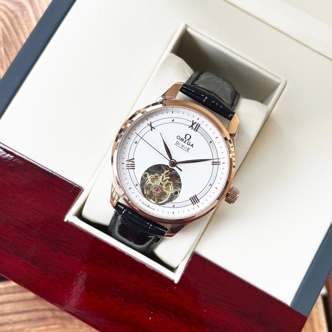 Omega White Watch X12