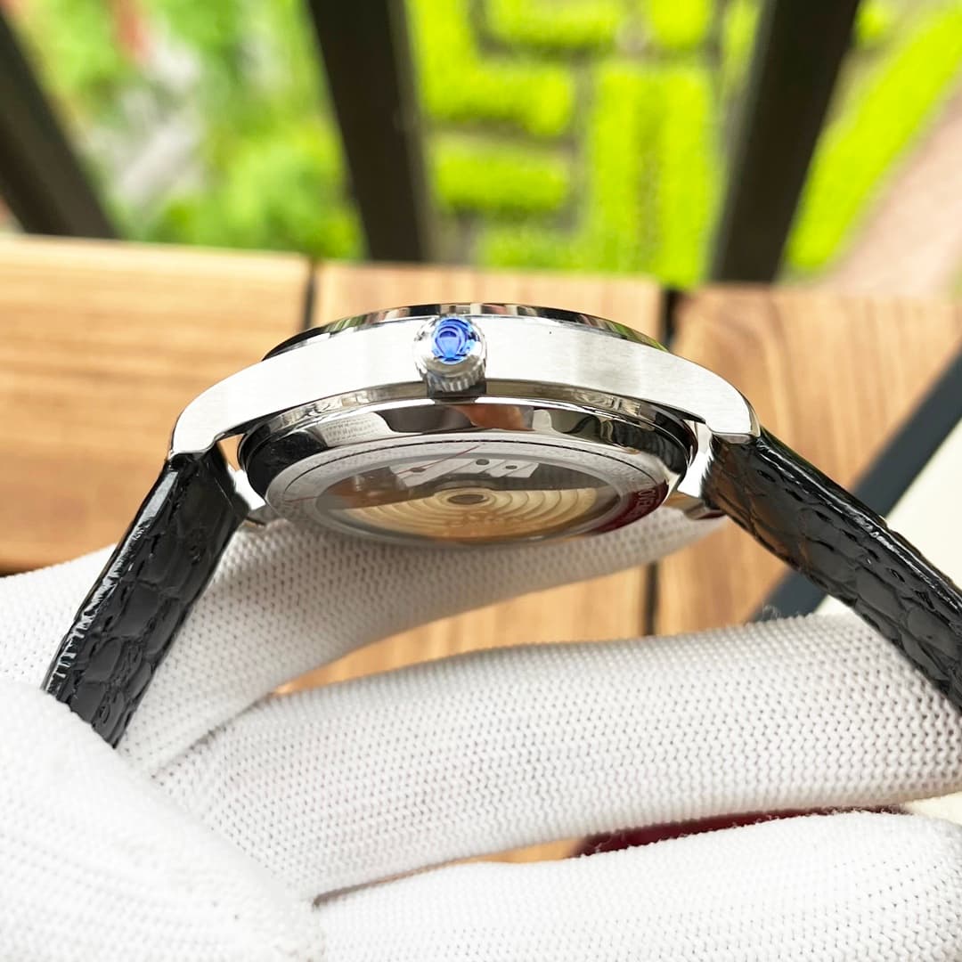 Omega White Watch