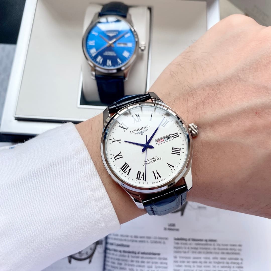 Longines White Watch