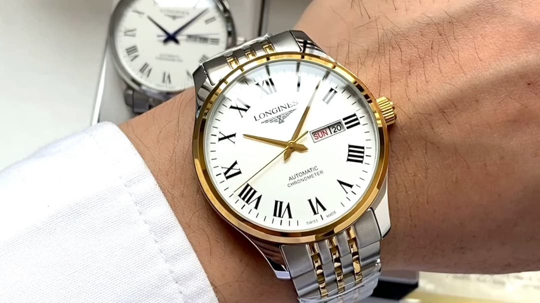 Longines White Watch