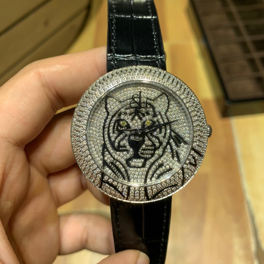 Luxury Watch Blue Belt