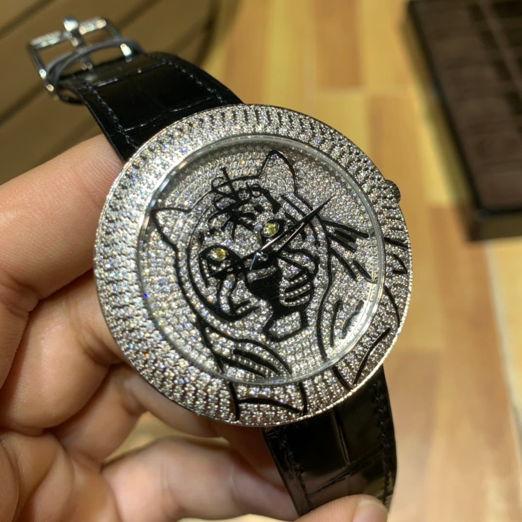 Luxury Watch Blue Belt